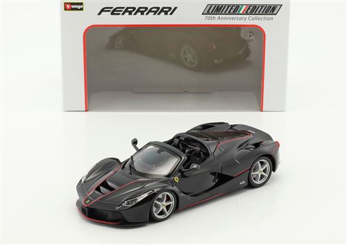 Voiture Bburago Ferrari Aperta 1:24 Noir