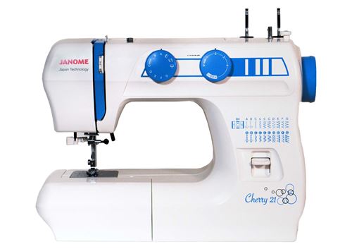 Machine à coudre Janome Cherry 21 60 W Blanc et Bleu