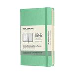 Agenda scolaire semainier Moleskine Pocket Couverture rigide 2021-2022 Vert