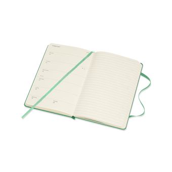 Agenda scolaire semainier Moleskine Pocket Couverture rigide 2021-2022 Vert