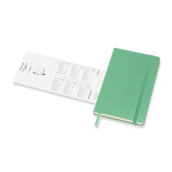 Agenda scolaire semainier Moleskine Pocket Couverture rigide 2021-2022 Vert