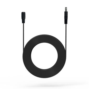Câble Rallonge Alimentation EZVIZ 10m - DC 2.1x5.5mm - Pour Caméras Surveillance - 12V - Résistant Intempéries