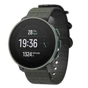 Suunto 9 Peak Pro - Polyamide renforcé de fibres de verre - montre de sport avec sangle - taille du poignet : 125-200 mm - affichage 1.2" - Bluetooth - 64 g - vert forêt