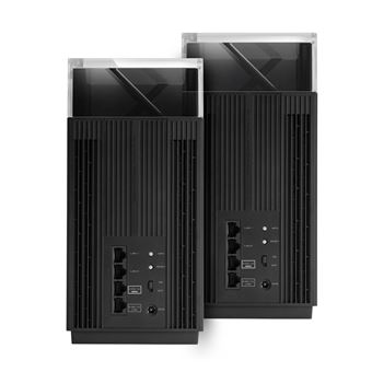 Pack de 2 routeurs sans fil Tri-bande Asus ZenWiFi Pro XT12 Noir