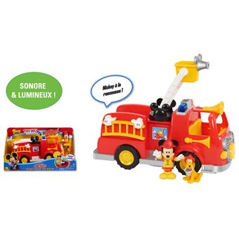 Figurines Mickey Camion de Pompier