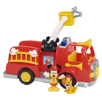 Figurines Mickey Camion de Pompier