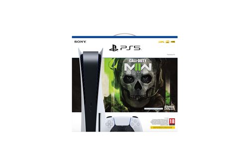 Pack Sony Console Ps5 Blanc + Call Of Duty Modern Warfare Ii