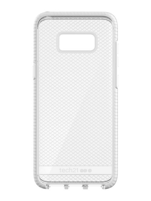 Coque Tech21 Evo Check Transparent et Blanc pour Samsung Galaxy S8+