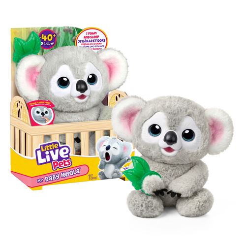 Peluche interactive LITTLE LIVE PETS Bébé Koala Sons Réactions - vue 2