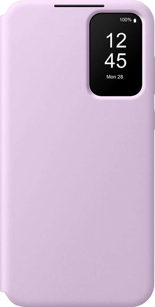 Etui Folio Smart S View Cover Pour Samsung Galaxy A35 5G Lavande