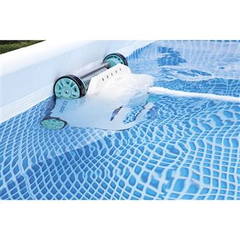 Robot de piscine Intex Zx300 fond et parois Blanc et Bleu