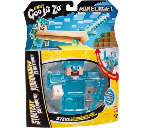 Figurine extensible GOO JIT ZU Minecraft Creeper 11 cm Texture élastique Extensible 3x - vue 4