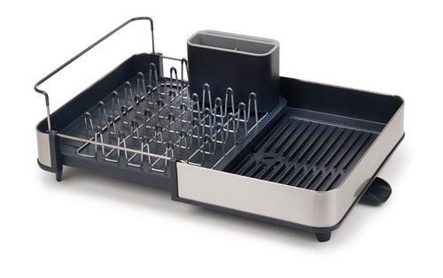 Egouttoir à vaisselle en inox extensible Joseph Joseph Extend Steel 85153 Gris