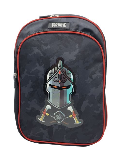 Sac a dos Fortnite 2 Compartiments Gris et Rouge Sac a bandouliere Achat prix fnac