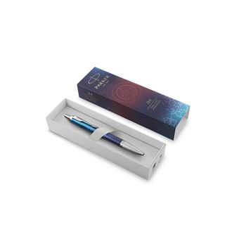 PARKER IM Premium Submerge, Stylo bille, Dégradé de bleu, recharge bleue pointe moyenne, Coffret cadeau