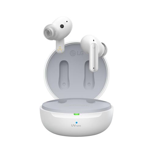 Ecouteurs à réduction de bruit sans fil Bluetooth LG Tone Free FP8 True Wireless Blanc