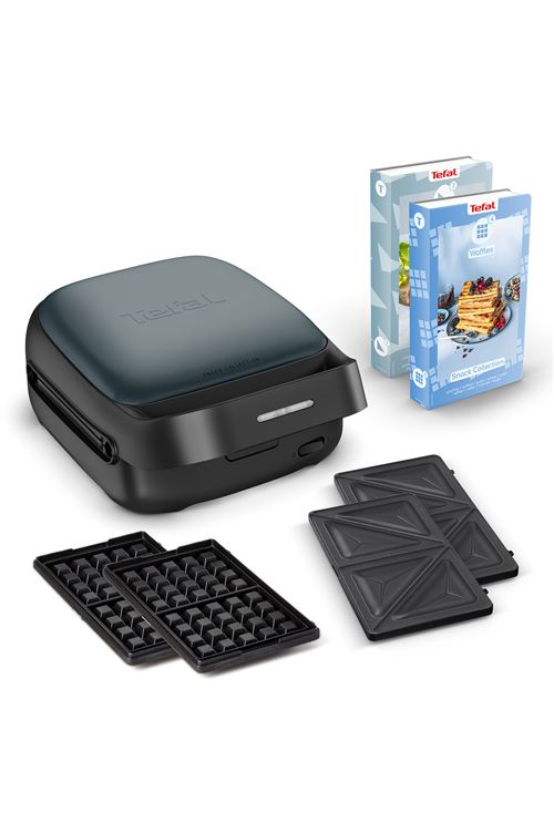 Tefal SW862BF0 gaufrier et appareil à croque-monsieur 700 W Noir, Vert foncé
