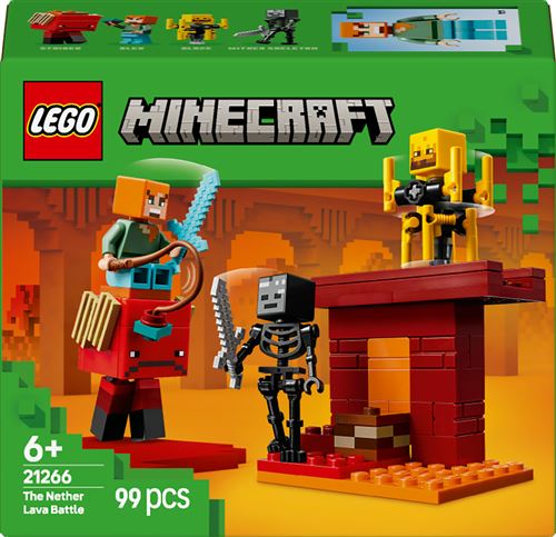 LEGO® Minecraft® 21266 La bataille de la lave du Nether