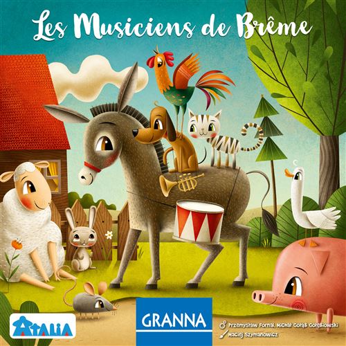 Boite de Jeu classique Atalia Jeux Les musiciens de Brême