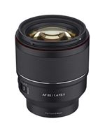 Objectif hybride Samyang AF 85mm f/1.4 II noir pour Sony FE