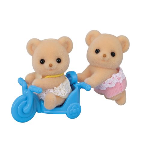 Poupée Sylvanian Families Les jumeaux Ours Biscuit