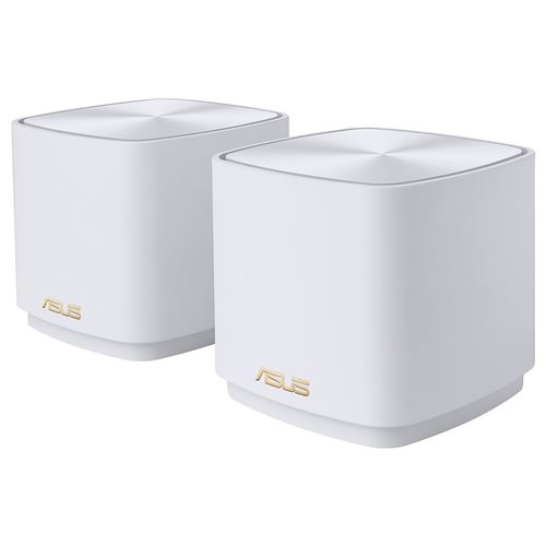 Pack de 2 routeurs sans fil Bi-bande Asus ZenWiFi XD5 Blanc