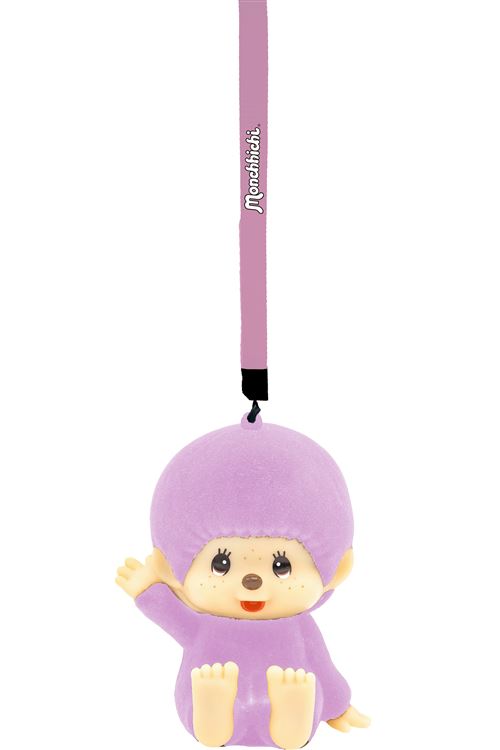 Teknofun Multicolore Figurine Lumineuse Avec Dragonne Monchhichi Rose 9 Cm