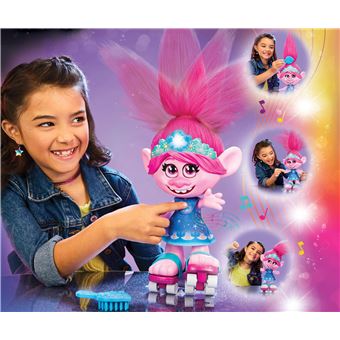 Figurine Trolls Poppy Cheveux Dansants