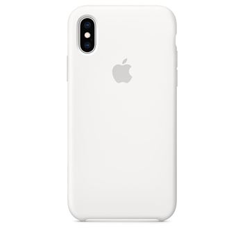 coque silicone iphone xs max blanc