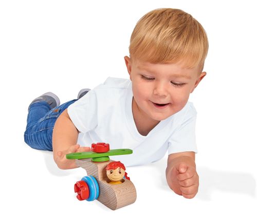 Jeu de construction Eichhorn Constructor Maxi Hélicoptère 9 pièces