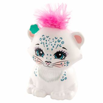 Poupée Enchantimals Sybill Snow Leopard et Flake 15 cm