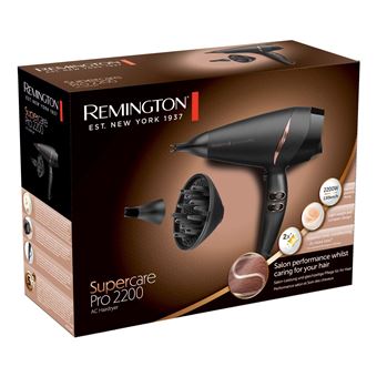 Sèche-cheveux Remington Supercare Pro AC7200 2200 W Noir