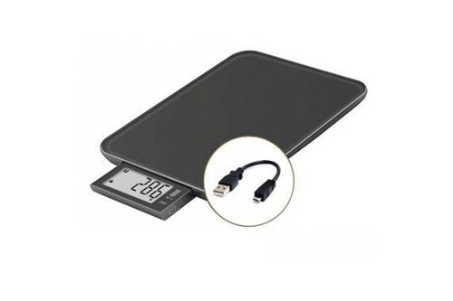 Little Balance Green Power USB Slide 10 - Balance de cuisine - verre noir