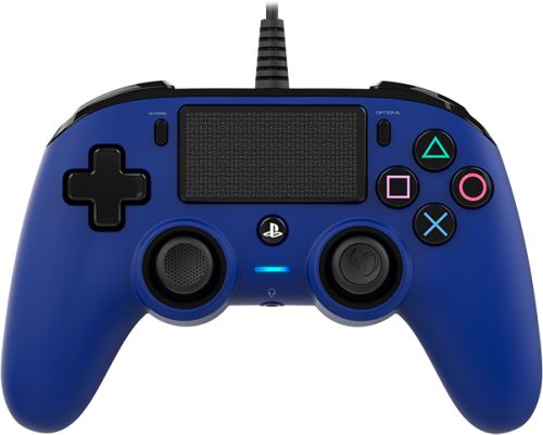 WIRED OFFICIAL CONTROLLER FOR PS4 BLUE