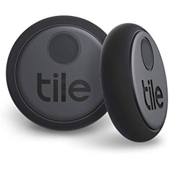 Tile Sticker (X2) Key Holder zwart