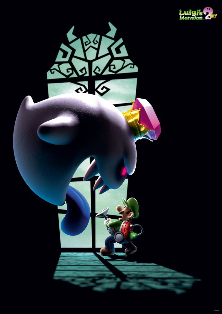 Poster A2 Luigi's Mansion 2 HD Nintendo Switch - 1