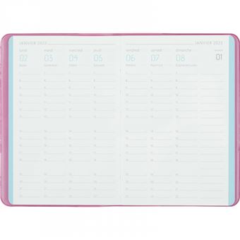 AGENDA 2023 SEMAINIER 15 COLORNOTE FUCHSIA