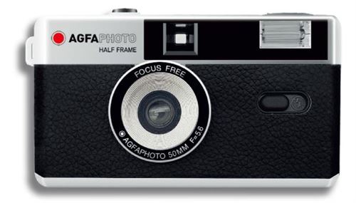 Appareil photo argentique AgfaPhoto Half Frame Réutilisable Noir