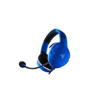 Pack Essential Duo Casque gaming Razer Kaira Bleu + Chargeur Mannette Bleu pour Xbox