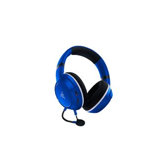 Pack Essential Duo Casque gaming Razer Kaira Bleu + Chargeur Mannette Bleu pour Xbox