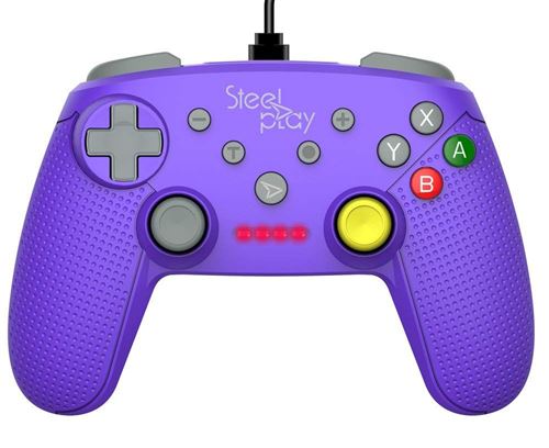 Manette Nintendo Switch filaire Steelplay Indigo