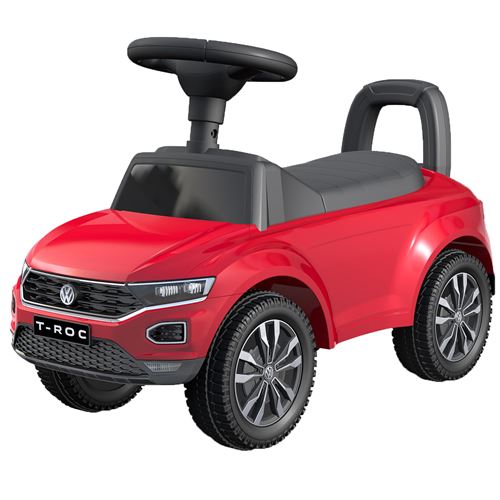 Trotteur Turbo Challenge Volkswagen T-Roc Porteur Sonique avec Klaxon Rouge
