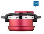 Set 8 pièces complet Tefal Ingenio All in One Rouge et Noir