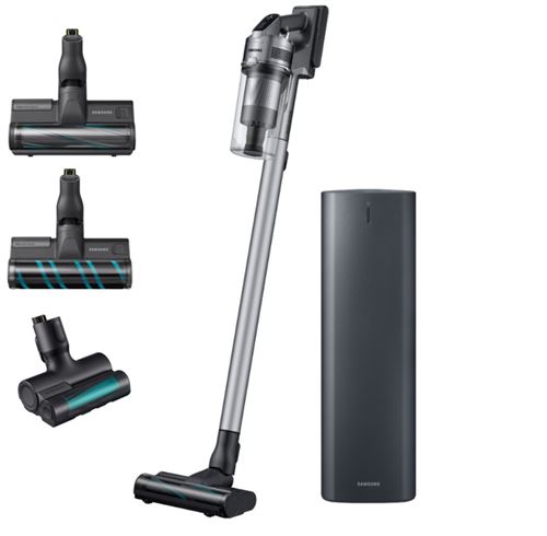 Aspirateur balai Samsung Jet 75 et Clean Station™ VS20T7536P5 550 W Argent