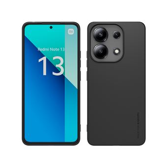 Coque Silicone + Verre Trempé Pour Xiaomi Redmi Note 13 Pro Plus - Noir Mat, Neuf