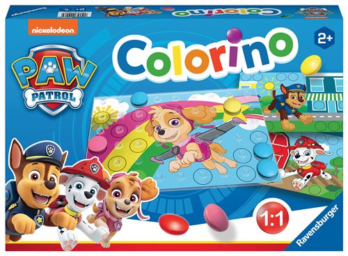 Jeu couleur et forme Ravensburger Colorino Paw Patrol Pat’Patrouille