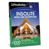 Coffret cadeau Wonderbox Insolite Week-end gourmand Edition 2025