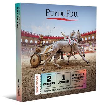 Coffret Cadeau Puy Du Fou - 3 Jours Pour 2 Personnes - Wonderbox - Spectacles Et Aventures