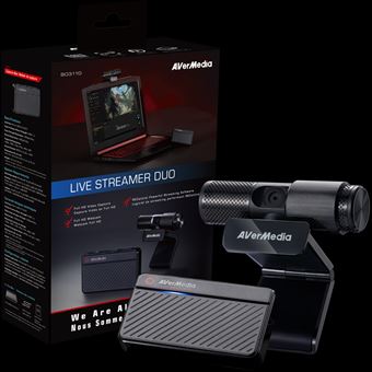 Pack de démarrage YouTuber Avermedia Live Streamer Duo Noir