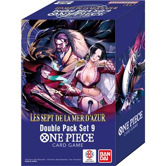 Carte à collectionner One Piece Les Sept de la Mer d'Azur Booster Double Pack Set 9